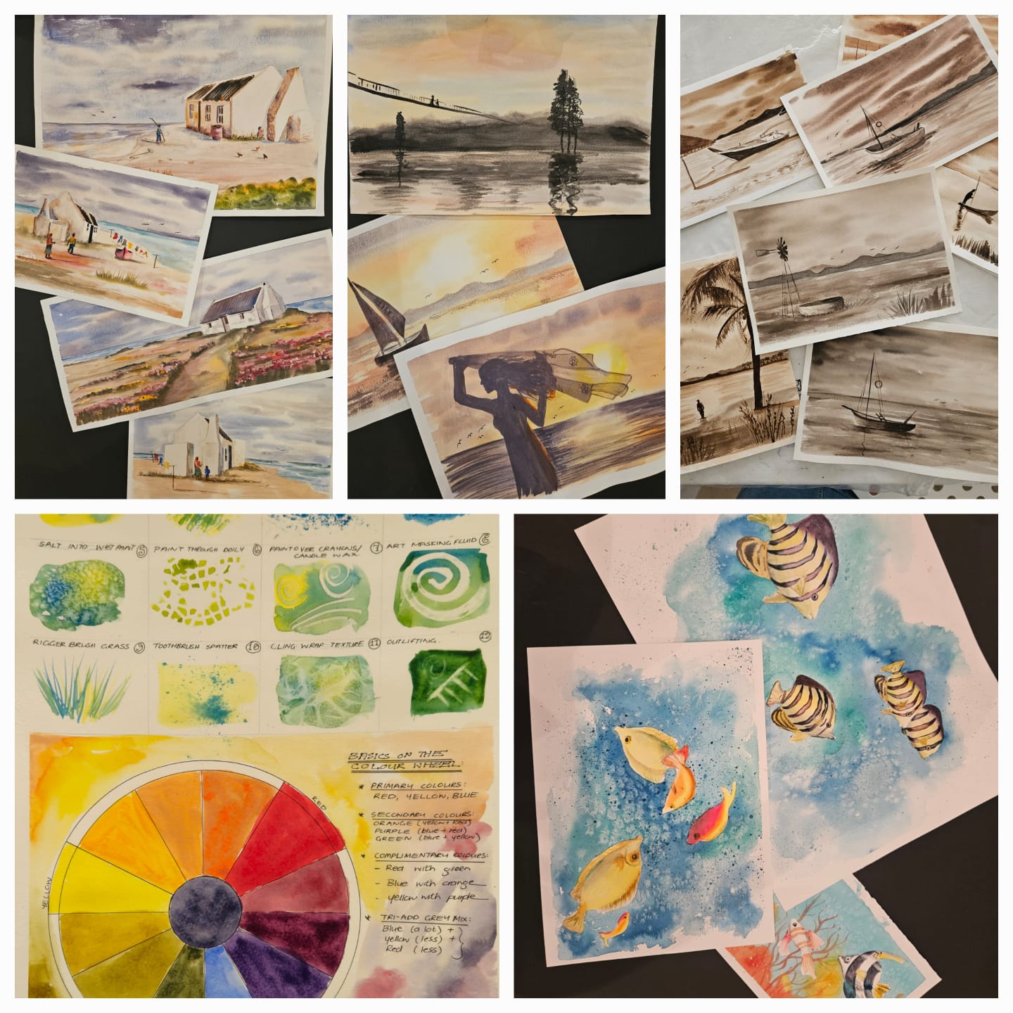 Water Colours Art Paint for beginners