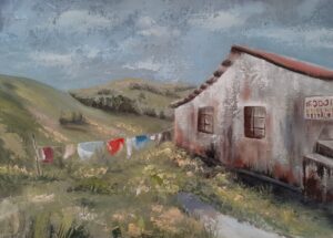 Landscape-Georgian farm house